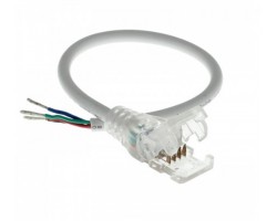 Conector de conexión y alimentación para tira LED 230V de 12mm RGB